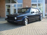 Capote Sonnenland noir pour VW GOLF I